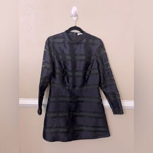 Asos Green and Blue Striped Holiday Dress size 10